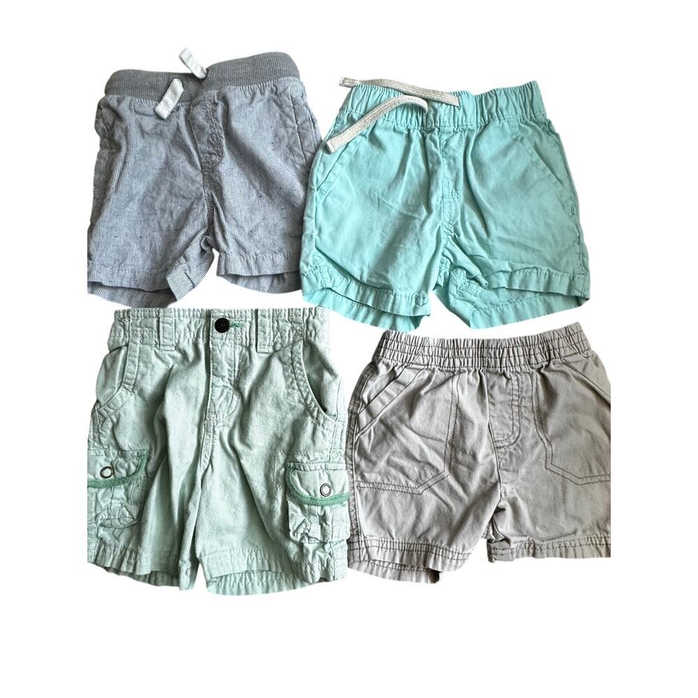 EUC Toddler Shorts Set of 4 Pair All Sizes Between 12-18 months assorted brands